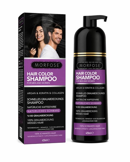 Picture of MORFOSE HAIR COLOR DEPOSITING BLACK SHAMPOO
